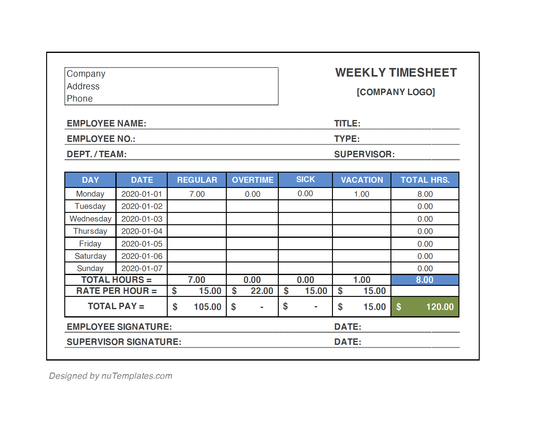 weekly-timesheet-template